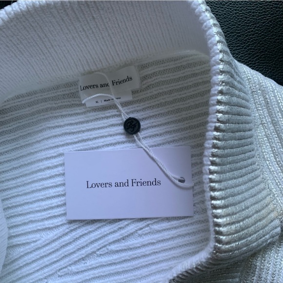 LOVERS & FRIENDS SILVER MINI SKIRT - Picture 8 of 11